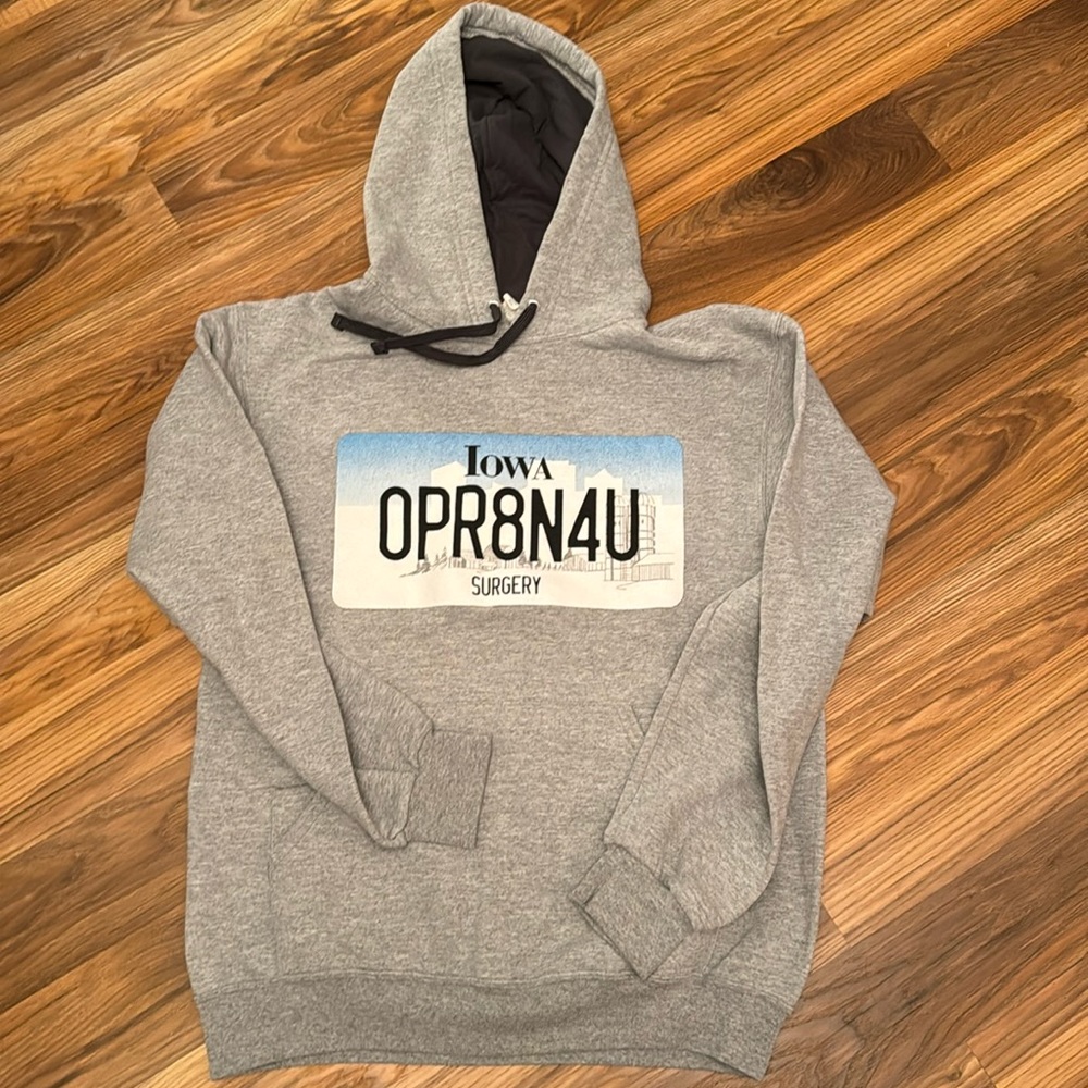 Gray hoodie size medium